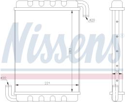 Nissens 75000 - CALEFACTOR SCANIA 3-SERIES(87-)P 93