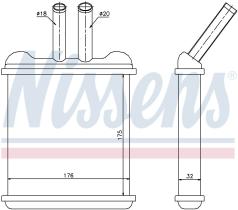 Nissens 76502 - CALEF DAEWOO LANOS/NUBIRA I (97>99) NUBIRA II (99>03)