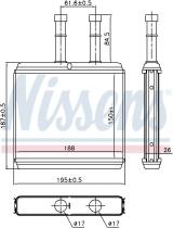 Nissens 76504 - CALEF DAEWOO KALOS (02>) CHEVROLET AVEO (05>)