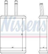 Nissens 77523 - CALEFACTOR KIA CLARUS(96-)2.0 I 16V