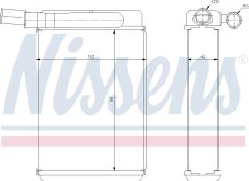 Nissens 77601 - CALEFACTOR HYUNDAI SONATA III(Y3)(9