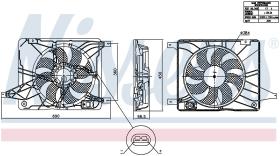 Nissens 850017 - VENTI  NISSAN QASHQAI (J10) (07-)