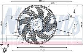 Nissens 85029 - VENTILADOR MAZDA 2 I(DY)(03-)1.6 I