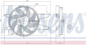 Nissens 85030 - VENTI FORD FIESTA V/FUSION 1.3/1.4/1.6 (02>) - RESIST.