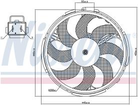 Nissens 85036 - VENTILADOR FIAT STILO(192)(01-)1.8