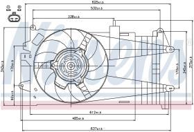 Nissens 85052 - VENTILADOR FIAT PUNTO II(188)(99-)1