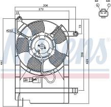 Nissens 85062 - VENTILADOR DAEWOO KALOS(KLAS)(02-)1