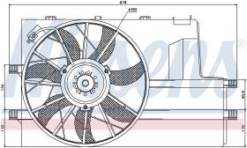 Nissens 85078 - VENTILADOR MERCEDES A-CLASS W 168(9