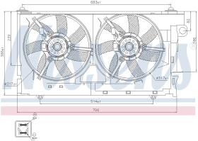 Nissens 85084 - VENTILADOR CITROEN BERLINGO (M)(96-