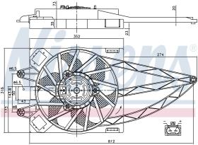 Nissens 85150 - VENTILADOR FIAT PANDA(169)(03-)1.2