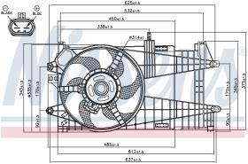 Nissens 85163 - VENTILADOR FIAT PUNTO II(188)(99-)1