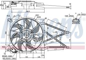 Nissens 85185 - VENTI OPEL ASTRA G (98>) RADIADOR