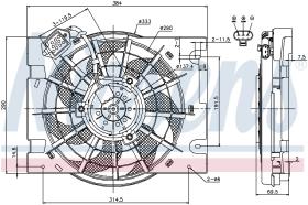 Nissens 85186 - VENTI OPEL ASTRA G (98>)CONDENSADOR