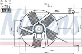 Nissens 85193 - VENTI OPEL CORSA B 1.5/1.7D (93>00)