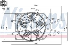 Nissens 85213 - VENTILADOR FORD FOCUS I(CAK)(98-)1.