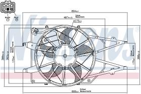 Nissens 85216 - VENTILADOR FORD FOCUS I(CAK)(98-)1.