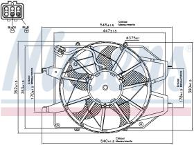 Nissens 85217 - VENTILADOR FORD FOCUS I(CAK)(98-)1.