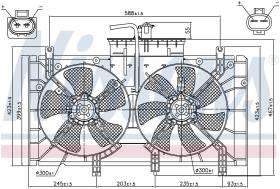 Nissens 85221 - VENTILADOR MAZDA 6(GG.GY)(02-)2.0 I