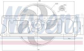 Nissens 85253 - VENTILADOR RENAULT THALIA II(08-)1.