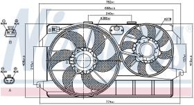 Nissens 85263 - VENTI FORD TRANSIT CONNECT 1.8DI/TDCI (5/02>) 2 VENT.