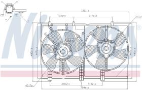 Nissens 85276 - VENTILADOR MITSUBISHI OUTLANDER(CU2