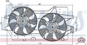 Nissens 85288 - VENTILADOR CHRYSLER VOYAGER II(96-)