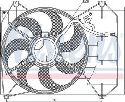 Nissens 85346 - VENTILADOR KIA RIO II(JB)(05-)1.5 C