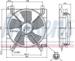 Nissens 85353 - VENTILADOR DAEWOO TACUMA(00-)2.0 I