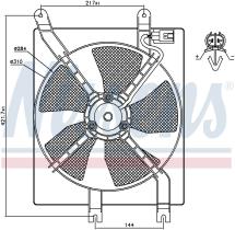 Nissens 85356 - VENTILADOR CHEVROLET LACETTI(J200)(