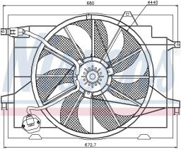 Nissens 85366 - VENTI HYUNDAI TUCSON/KIA SPORTAGE (04>10)