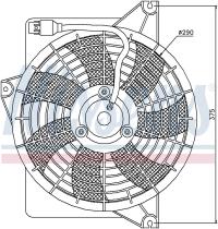 Nissens 85371 - VENTILADOR HYUNDAI MATRIX(FC)(01-)1