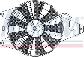 Nissens 85375 - VENTILADOR KIA OPTIMA I(MS)(01-)2.0