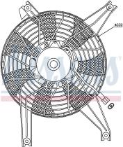 Nissens 85383 - VENTILADOR MITSUBISHI PAJERO(V60.70