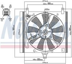 Nissens 85385 - VENTILADOR SUZUKI IGNIS(FH)(00-)1.3