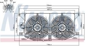 Nissens 85402 - VENTILADOR MERCEDES ML-CLASS W 163(