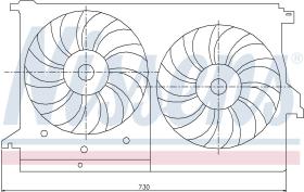 Nissens 85404 - VENTILADOR SAAB 9-3(YS3D)(98-)2.0 I