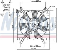 Nissens 85414 - VENTILADOR SUZUKI LIANA(ER)(01-)1.6