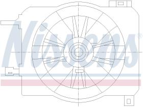 Nissens 85419 - VENTILADOR PONTIAC SUNFIRE(95-)2.4