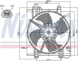 Nissens 85494 - VENTILADOR SUBARU LEGACY(BE.BH.BT)(