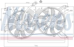 Nissens 85523 - VENTILADOR OPEL VECTRA C/SIGNUM (02>)