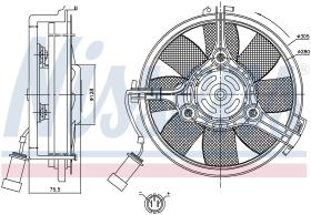 Nissens 85546 - VENTI AUDI A4/A6