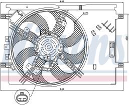 Nissens 85564 - VENTI FIAT GRANDE PUNTO/OPEL CORSA D (05-) - RESIST