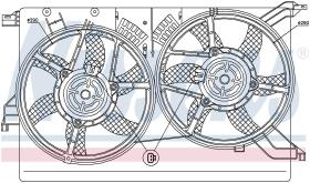 Nissens 85578 - VENTILADOR FIAT CROMA(194)(05-)2.4