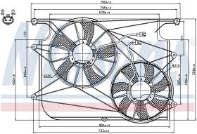 Nissens 85610 - VENTILADOR CHEVROLET CAPTIVA(C100.C