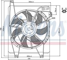 Nissens 85623 - VENTILADOR HYUNDAI COUPE (RD.RD2)(9