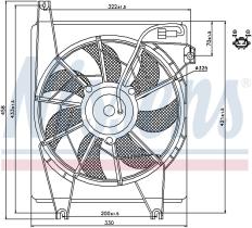 Nissens 85623 - VENTILADOR HYUNDAI COUPE (RD.RD2)(9