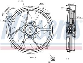 Nissens 85669 - VENTILADOR CITROEN XSARA PICASSO(N6