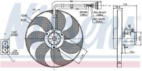 Nissens 85683 - VENTI AUDI A3/VW GOLF IV LEON/TOLEDO II (96>) 345 Ø