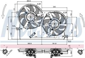 Nissens 85696 - VENTILADOR FIAT PALIO(178)(96-)1.3