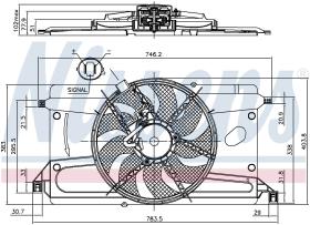 Nissens 85697 - VENTI FORD FOCUS II 1.6I/2.0TDCI (04-)